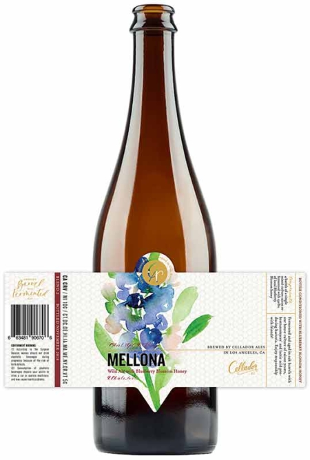 Mellona Bottle - Wild Ale w/ Blueberry Blossom Honey