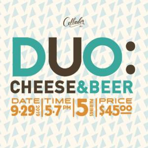 Duo: Cheese & Beer flyer