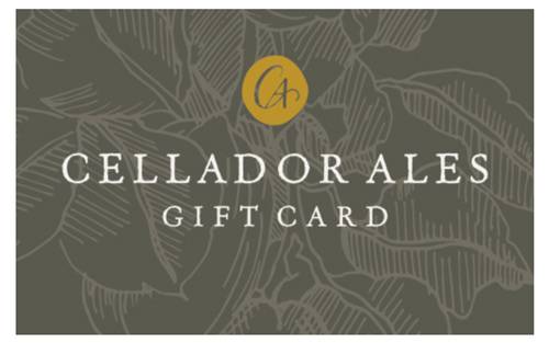 Gift Card image w/ Cellador logo